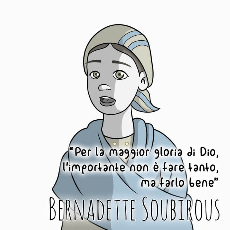 frasi cristiane Bernadette Soubirous