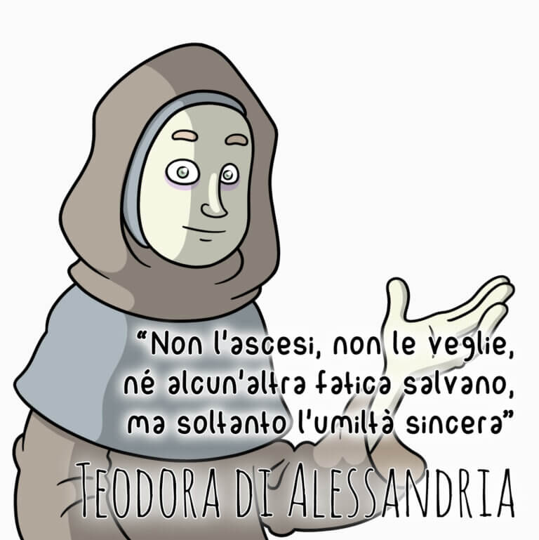 frasi cristiane Teodora di Alessandria